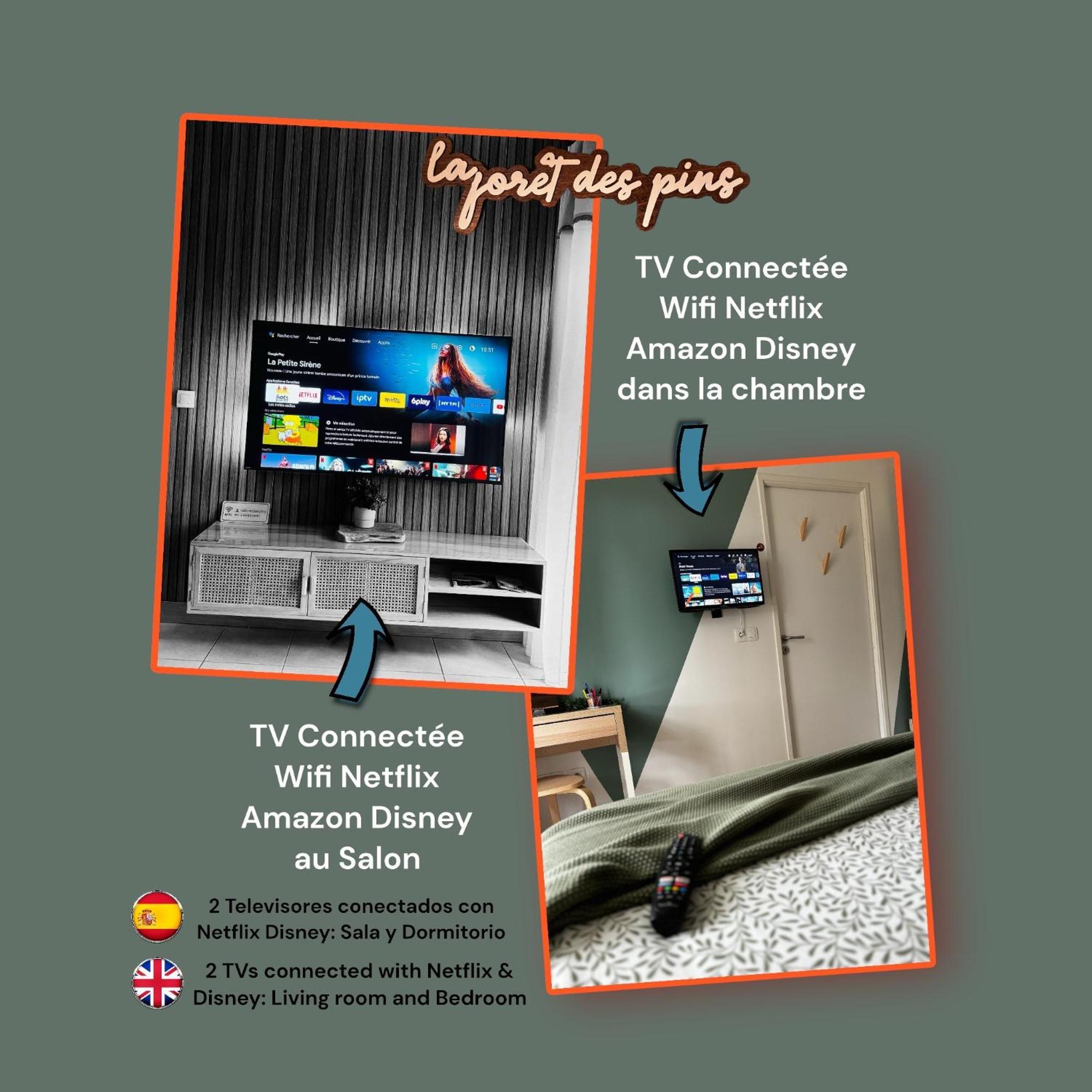 La Foret Des Pins - Free Check-In - Wifi - Parking Prive - Netflix - Draps & Serviettes Inclus Labenne Esterno foto